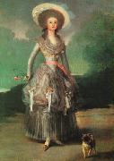 Francisco de Goya Marquesa de Pontejos Sweden oil painting reproduction